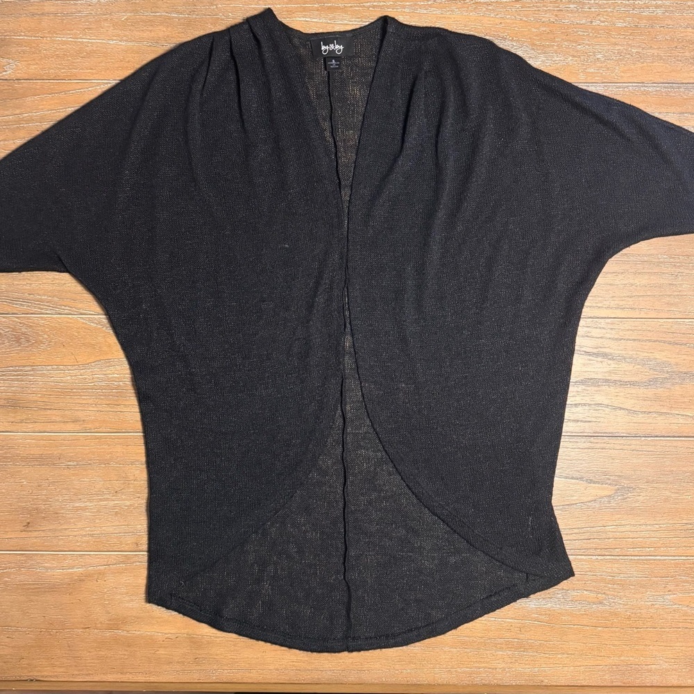 by & by Black Knit Cardigan